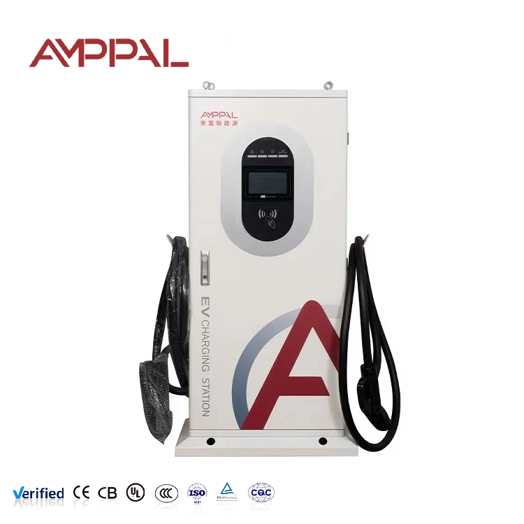 Cargador rápido de vehículos eléctricos de CC todo en uno de 60 kW para flotas comerciales